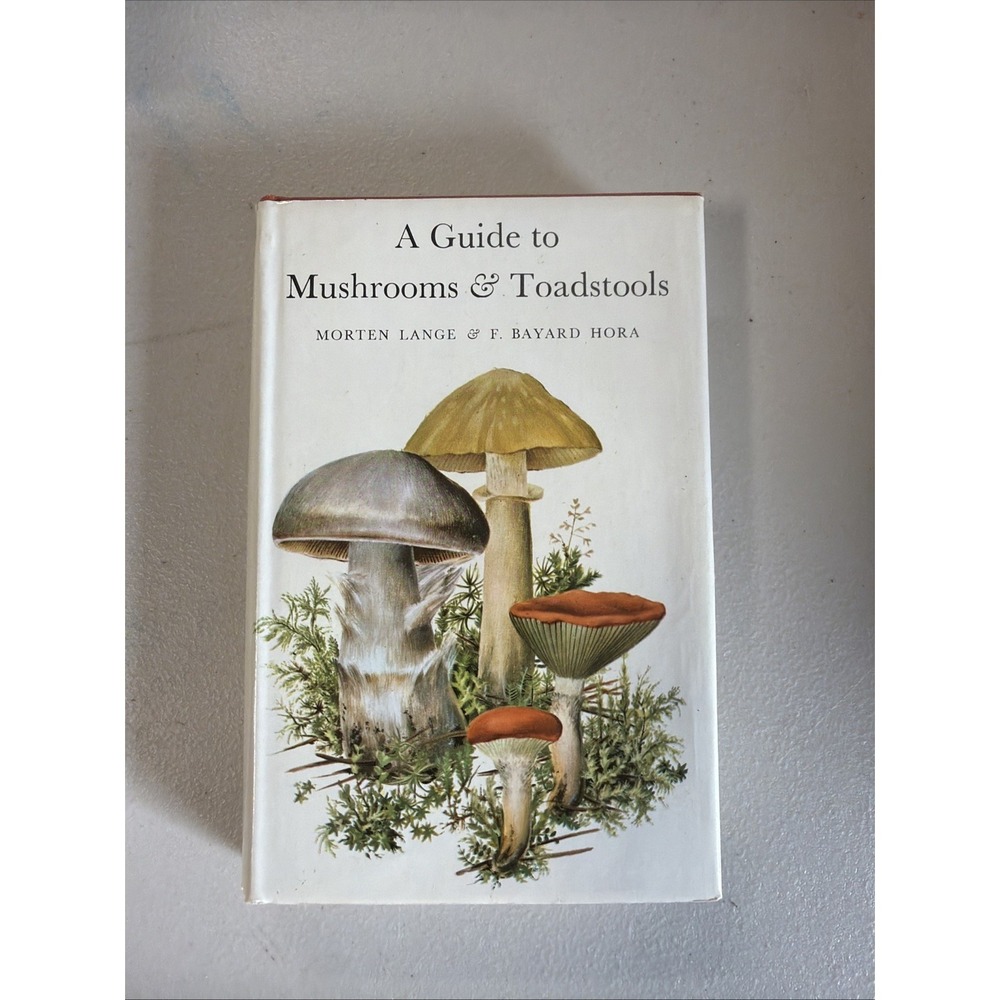 A Guide to Mushrooms and Toadstools 1963 First US Edition Morten Lange Hardcover
